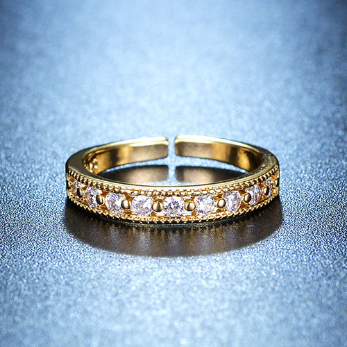 Korean Micro-set Ring for Women: Unique Design, Fashionable, Personal, Instagram Trendy, Versatile Index Finger Ring, Simple, Cool Style