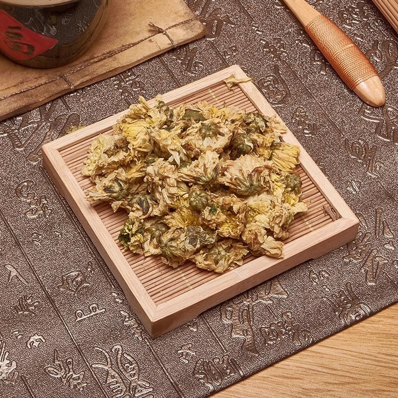 Hang Bai Ju Dried Chrysanthemum Buds 500g Herbal Tea Zhejiang Hangzhou White Chrysanthemum quality and texture