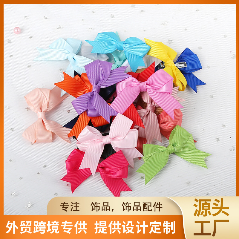 small cute children's hairgrip with bow