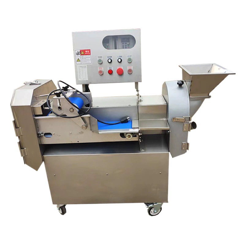 Коммерческая машина для резки овощей с двумя головками, машина для резки овощей, автоматическая многофункциональная столовая, автоматическая машина для резки овощей с двумя головками