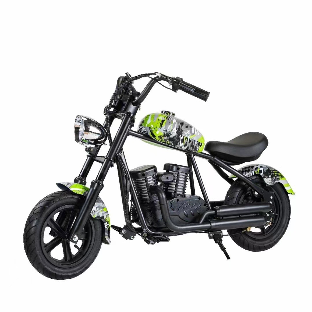 Cross-Border Hot-Selling Small Harley-Style Scooter, Small Electric Scooter, Mobility Scooter, Children's Retro Motorcycle, Children's Electric Scooter, Small Leisure Vehicle