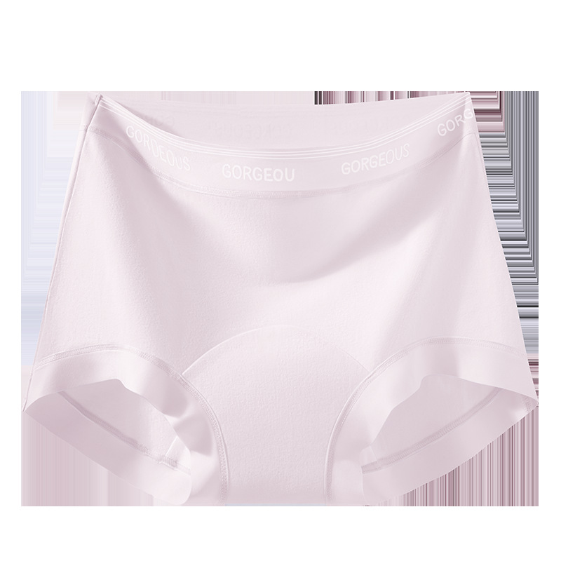 Bóxer pequeño entrepierna antibacteriana de algodón puro entrepierna larga entrepierna antibacteriana de algodón puro 10A entrepierna antibacteriana sin costuras calzoncillos para mujer