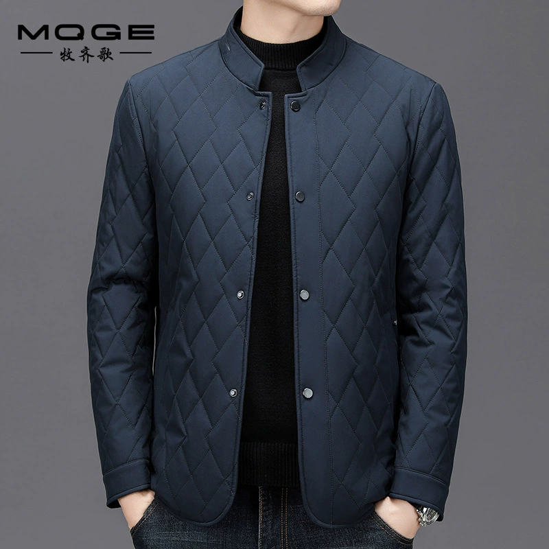 Средние и пожилые папы осенние и зимние хлопчатобумажные куртки из шелкового хлопка