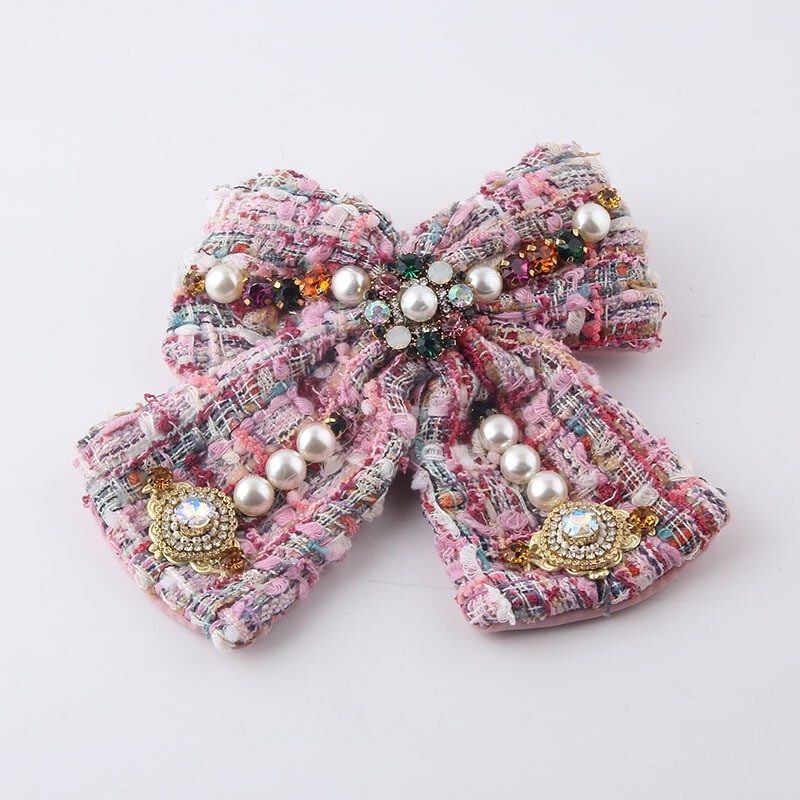 New Fashion Color Fabric Pearl Diamond Hairband Hairpin Bracelet Set Women Street Photo Highlights Hair Accessories Accessories New Fashion Color Fabric Pearl Diamond Hairband Hairpin Bracelet Set Women Street Photo Highlights Hair Accessories Accessories