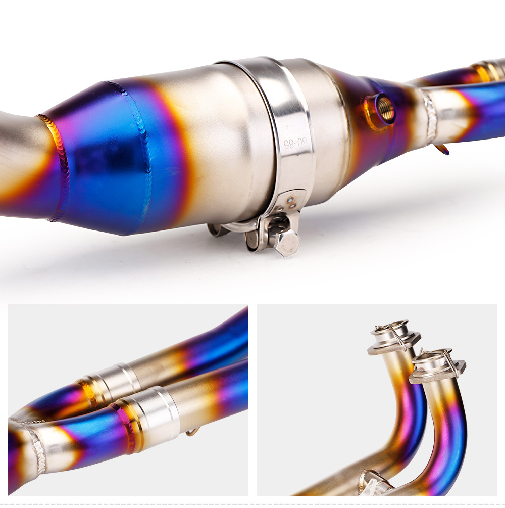 Suitable for 17-20 TMAX560 front-end modified exhaust pipe TMAX530 modified back pressure drum front-end exhaust