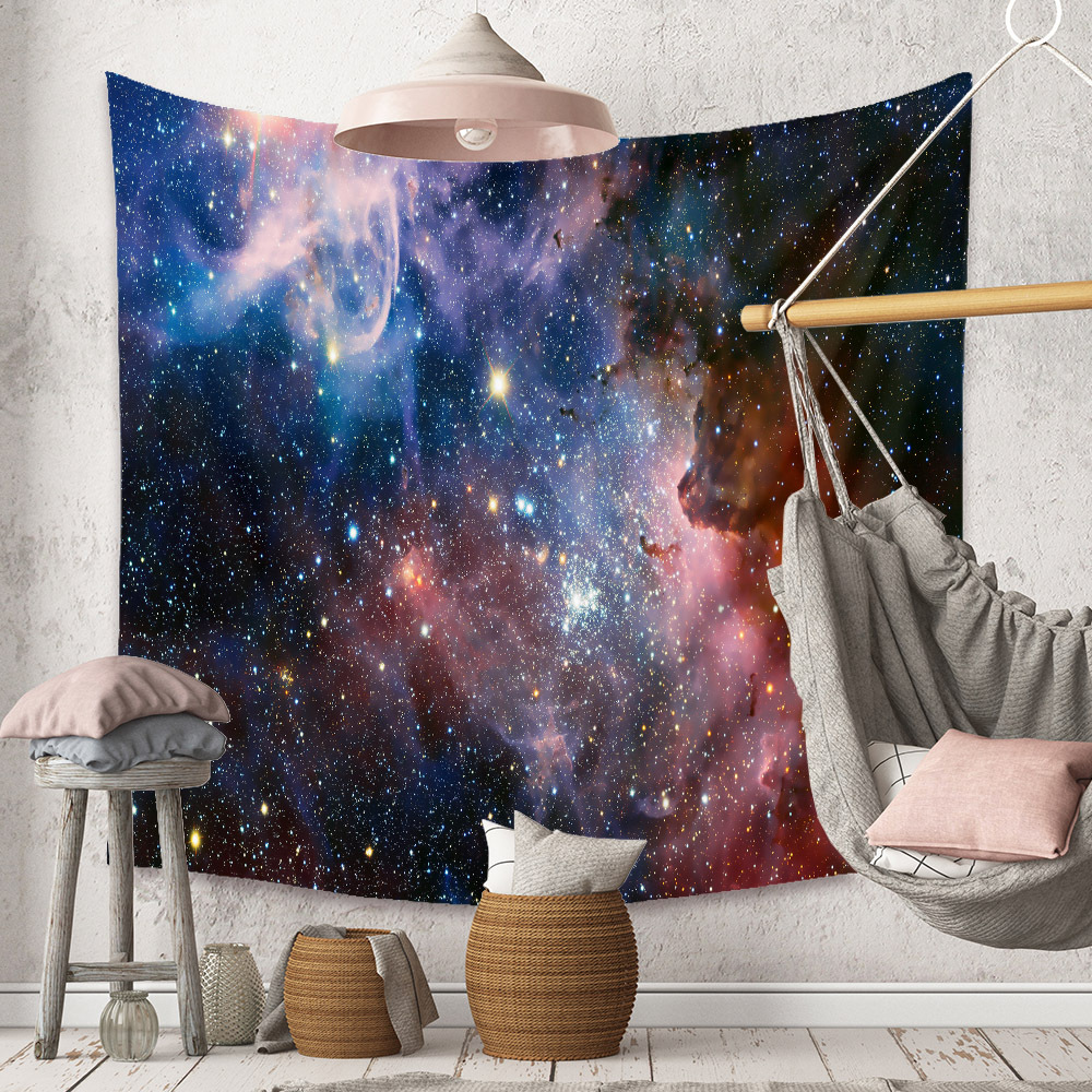 Fashion Universe Painting Wall Decoration Cloth Tapestry Wholesale Nihaojewelry display picture 62