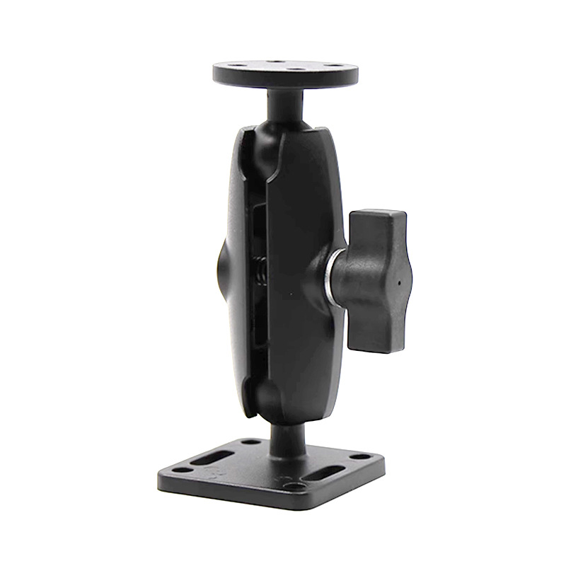 机场摆渡车导航可调节球头支架车载平板1英寸球头钻孔固定支架