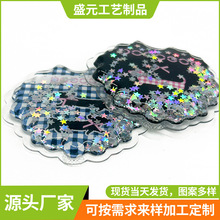 鞋垫亮片流沙Gel亚克力油包 休闲鞋运动鞋垫用油包卡通流沙贴片