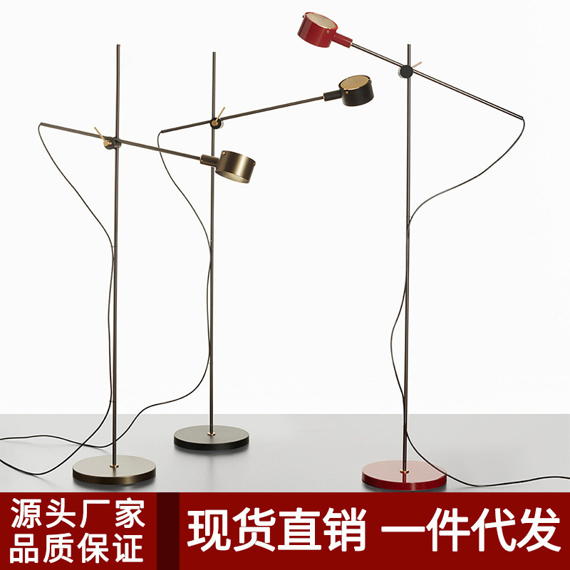 Nordic Designer Minimalist High-End Floor Lamp with Long Arm, Creative Adjustable Standing Reading Lamp, Decorative Lighting