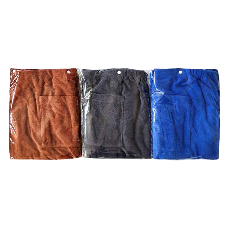 Falda de baño para hombres al por mayor Toalla de baño portátil Entrega de una pieza Toalla de microfibra transfronteriza Falda de baño de secado rápido