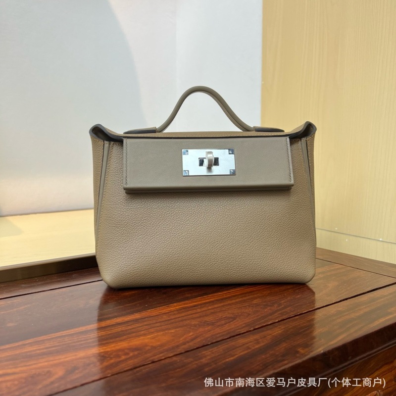 头层Swift皮蜡线手缝2424mini单肩手提斜挎包饺子包高品质轻奢包|undefined