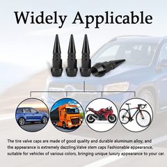 車の尖ったバルブキャップ人格修正された尖ったバルブ自転車オートバイダストキャップインフレータブル