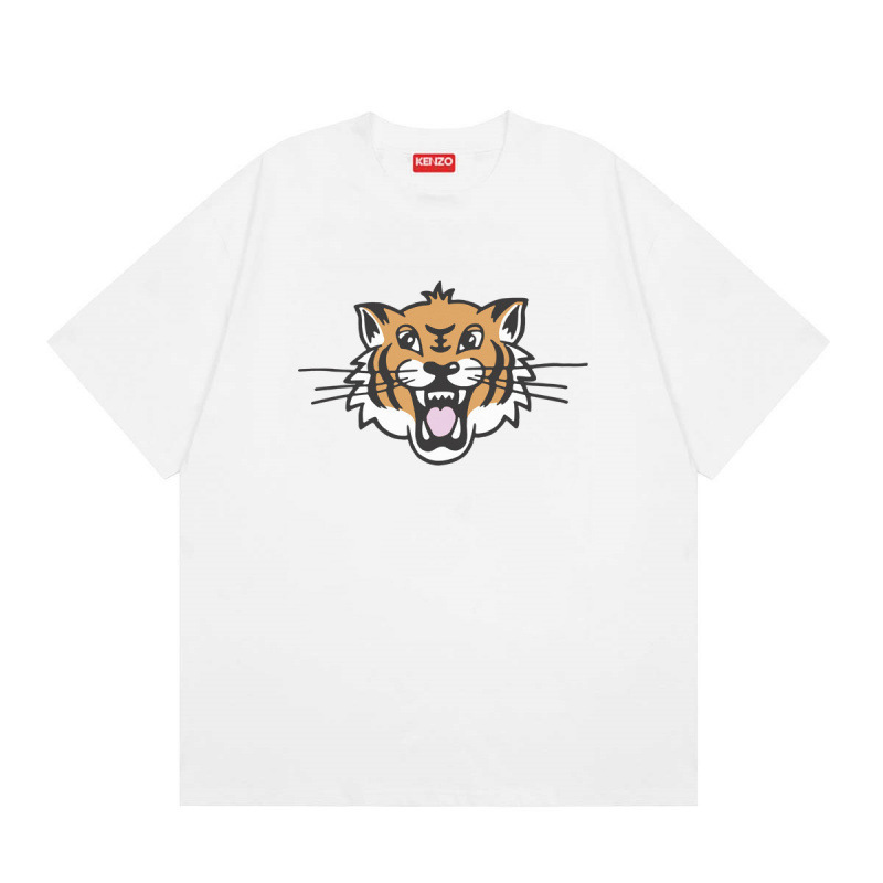 Kenzo Tiger Head T-shirt White