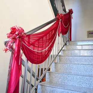 Stair Handrail Decoration Cloth Mantle Wedding Corridor Decoration