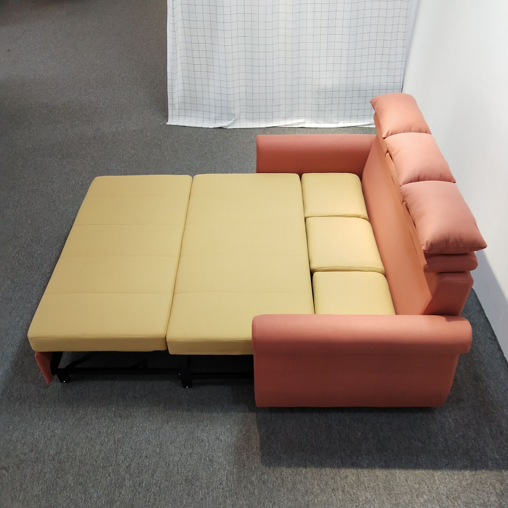 Tecnología de tela sofá cama plegable sala de estar pequeño sofá doble triple multifuncional sofá cama de doble uso