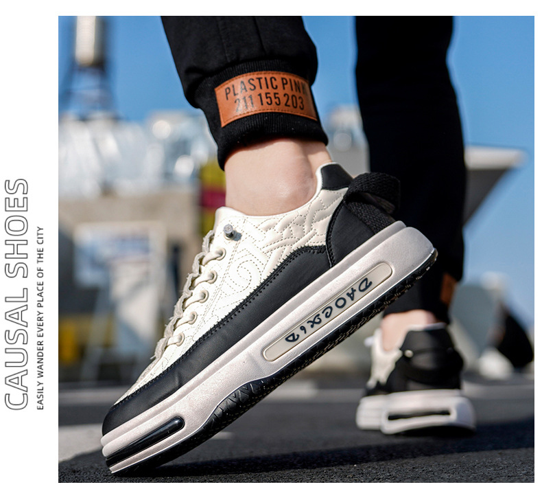 Scarpe casual da uomo Scarpe sportive Sneakers Tessuto sintetico Calzature leggere e versatili_voghion.com