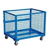 厂家定制仓储笼，折叠笼，周转铁网箱（带轮）定制加工