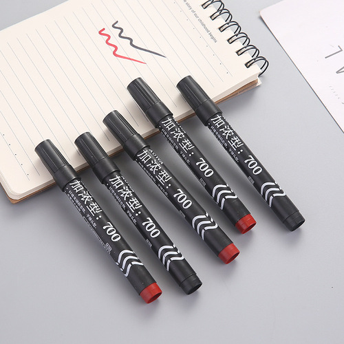 Bulk 700 thickened marker pen, quick-drying, extra-long water writing pen, writing-resistant bullet pen