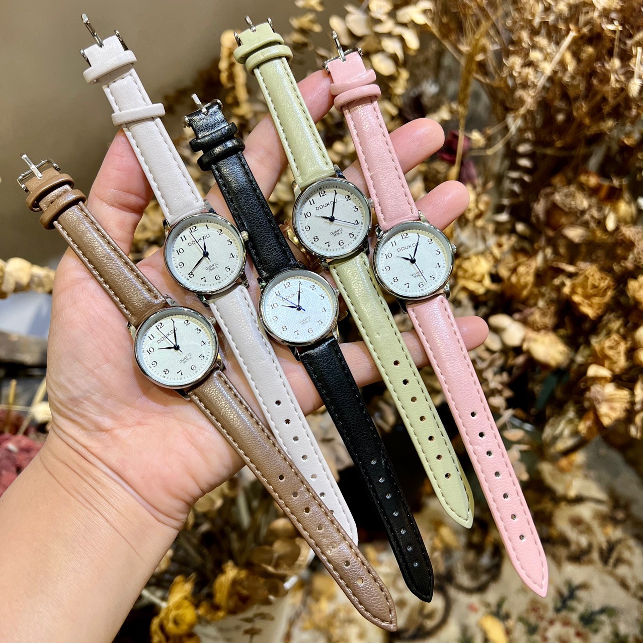 Quiet Digital Scale Quartz Watch for Examination Casual Simple Student's Watch for Junior High School and Primary School Students