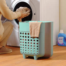 WT2U脏衣篮可折叠家用装脏衣服收纳筐浴室洗衣篮子收纳桶壁挂式脏