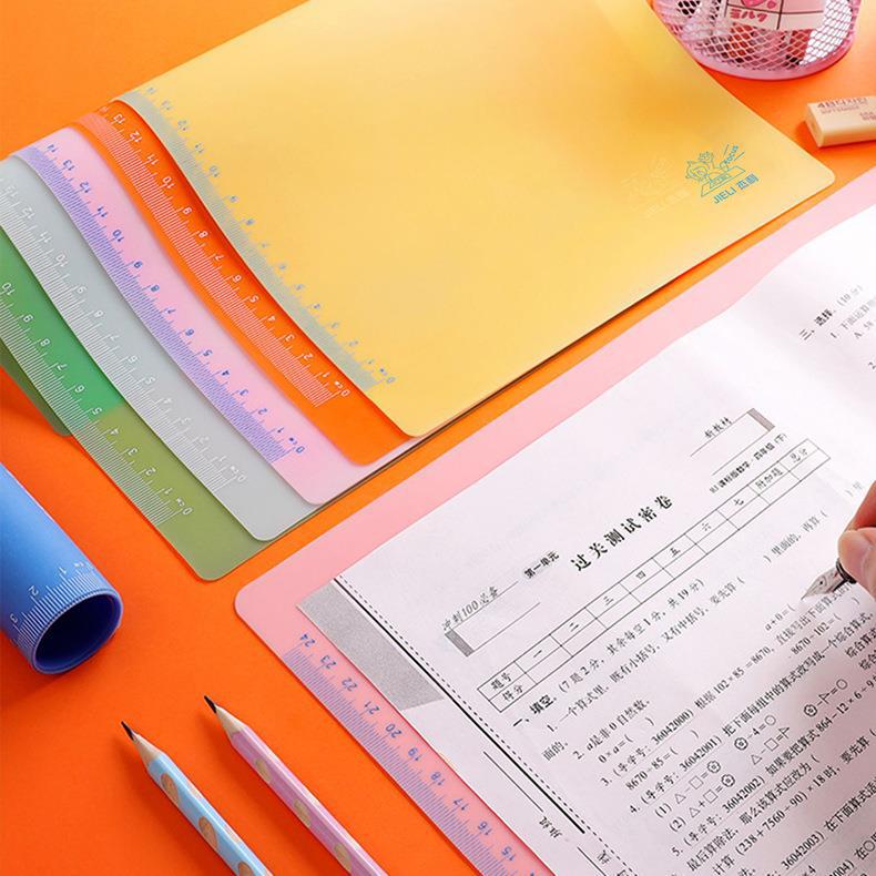 Jerry almohadilla de examen jalea multi-color copia tablero multi-tamaño almohadilla de escritura estudiante papelería escritura almohadilla suave