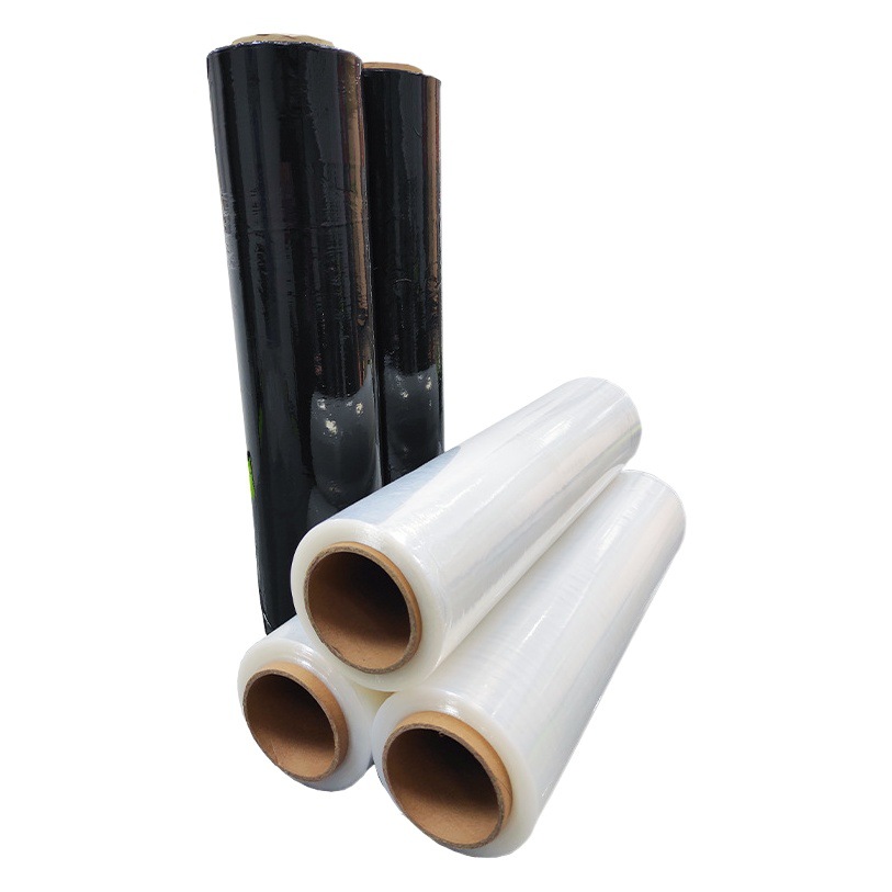 Película de embalaje al por mayor de fábrica película de embalaje Express película de embalaje de plástico industrial película de embalaje de plástico de estiramiento película transparente