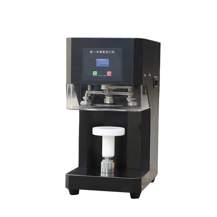 Máquina de sellado de latas comerciales sellador automático de glándula cerveza de té de leche máquina de sellado de latas