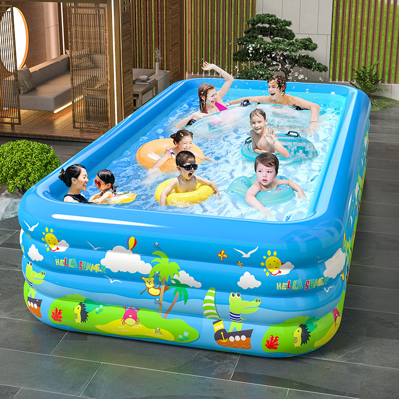 Children's Inflatable Swimming Pool Family Super Large Folding Ball Pool Thickened Children's Household Large Adult Play Pool
