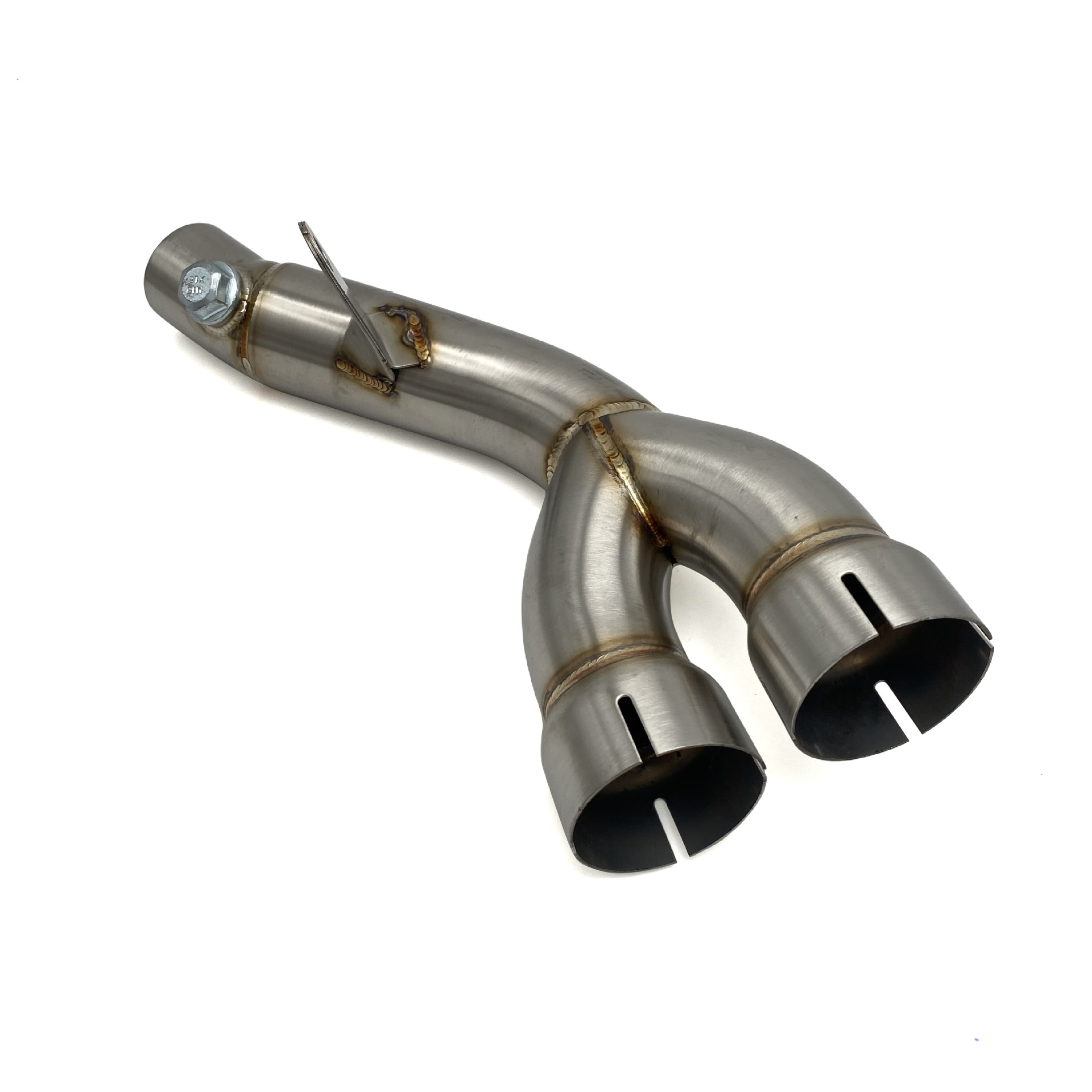 Applicable to Yamaha YZF-R6 06-20 motorcycle modification to back pressure drum to three-way catalytic middle exhaust