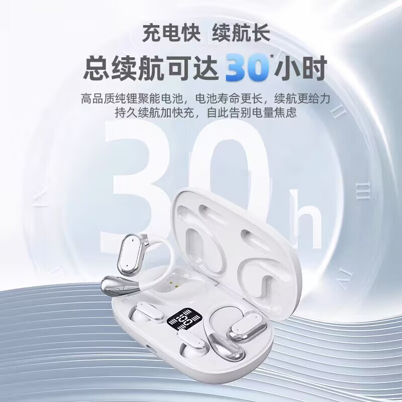 Q25跨境挂耳式蓝牙耳机2025新款不入耳跑步运动超长续航高音质开|undefined
