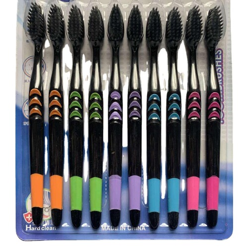 Little Moon Toothbrush Soft-bristled Toothbrush Bamboo Charcoal Whitening Toothpaste Toothbrush Set Family Package