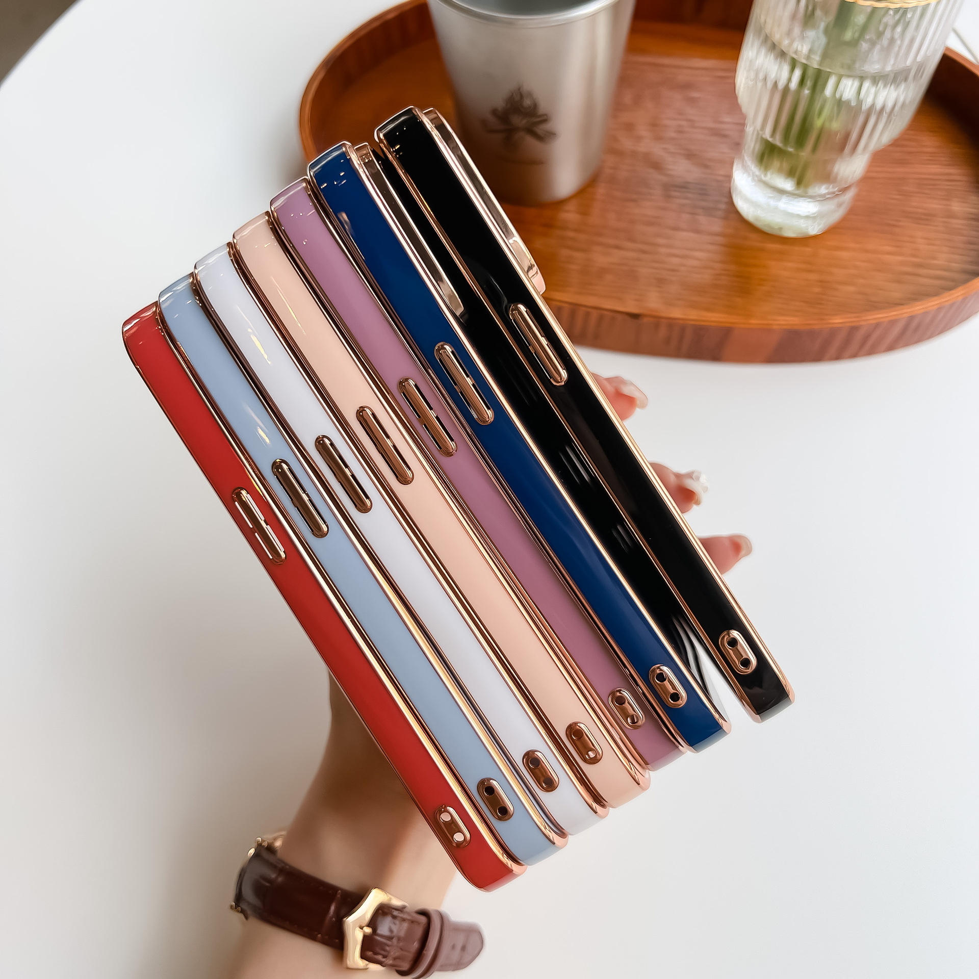 Title 3, Solid Color Electroplating Magnetic Pull Ribbon...