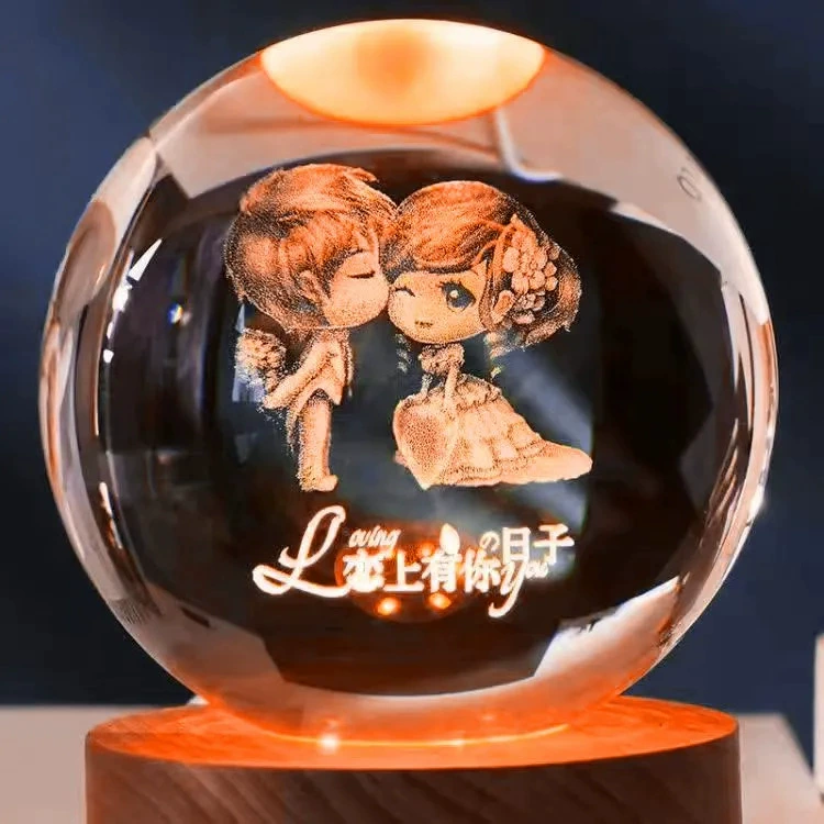 Galaxy Crystal Ball 3D Кондор кристаллический шар светильник светлый кристалл светлый кристалл свайпинг праздники рождество подарок оптовый