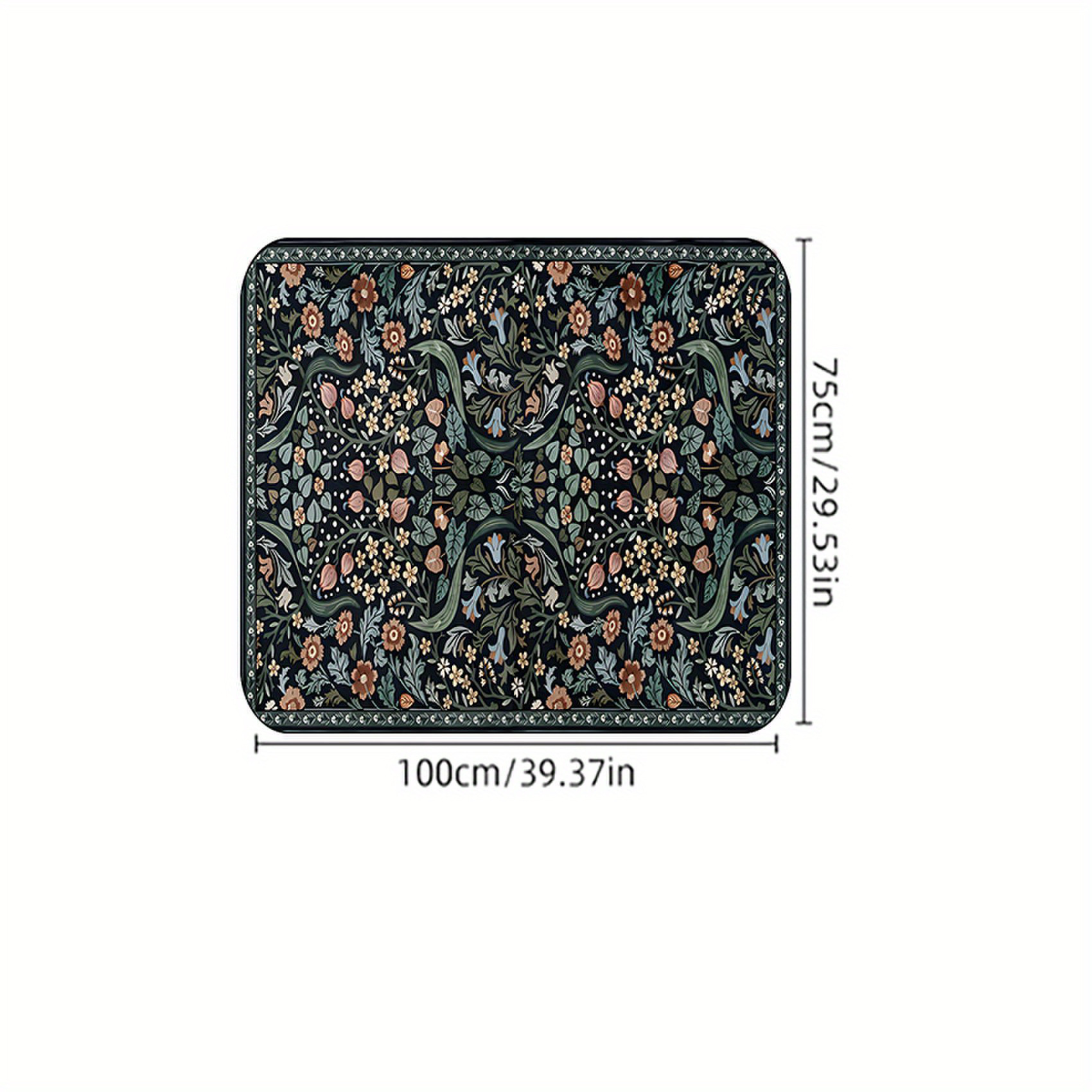 Cross-Border Amazon American-Style Car Trunk Mat, Stain-Resistant and Wear-Resistant, Water-Absorbent and Easy to Care For, Crystal Velvet Dust-Proof Mat