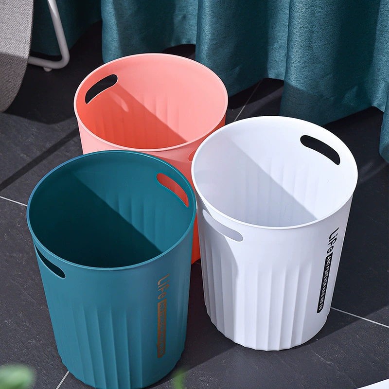 Handheld plastic creative garbage can for commercial use, increased thickness