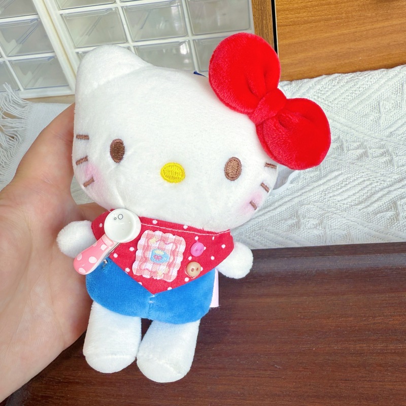 10/13厘米自嘲熊可爱口水巾娃衣kitty拉布布棉花娃娃三角巾口水兜|undefined