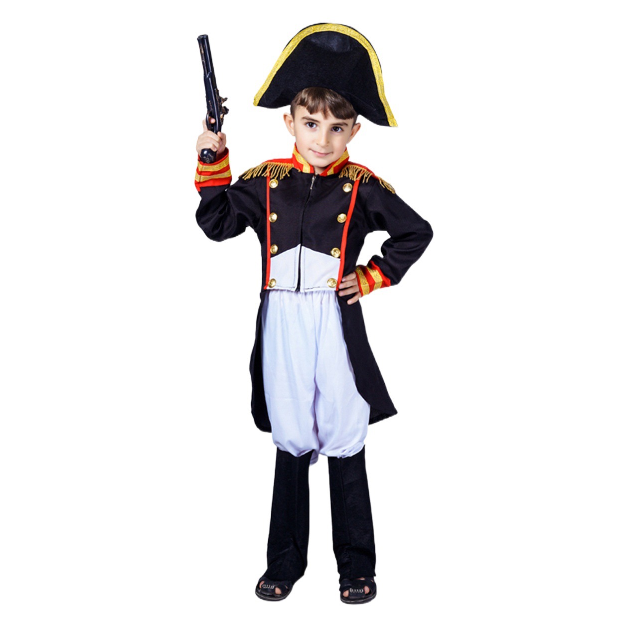Cruzar la frontera de Halloween de los niños de los hombres de Napoleón ropa de rendimiento de la etapa del día de los niños traje de esmoquin general de los niños