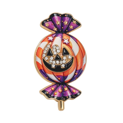 candy brooch, striped candy-shaped, Yaxa sancaqları