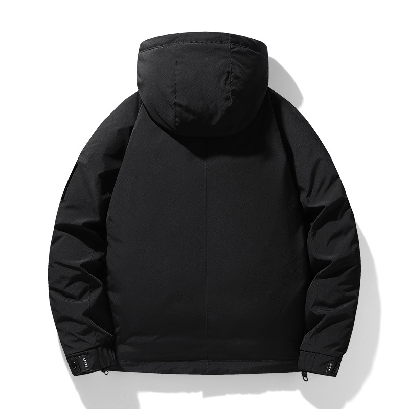 Winter short down jacket