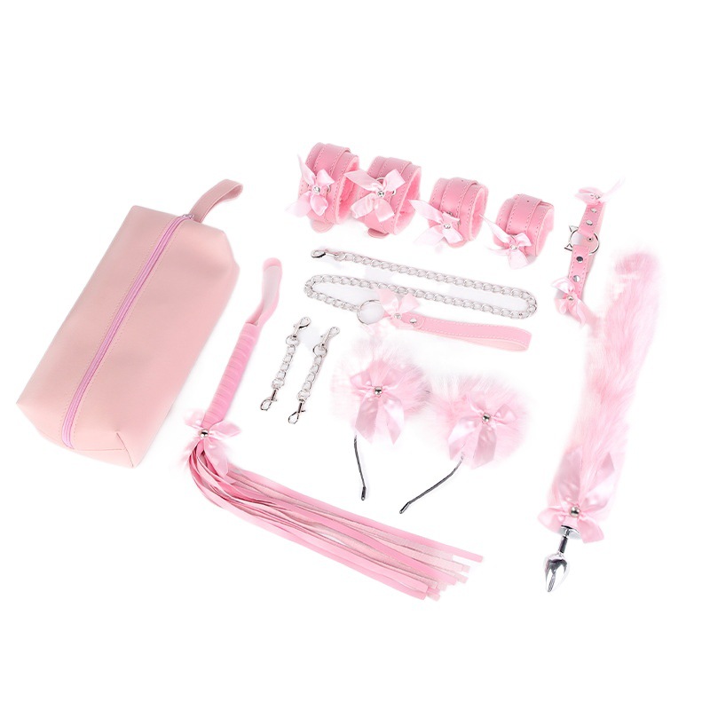 Juguetes sexuales SM vinculante formación vinculante traje pareja coqueteo arco mano manguito bolsa de almacenamiento de ventas directas de la fábrica