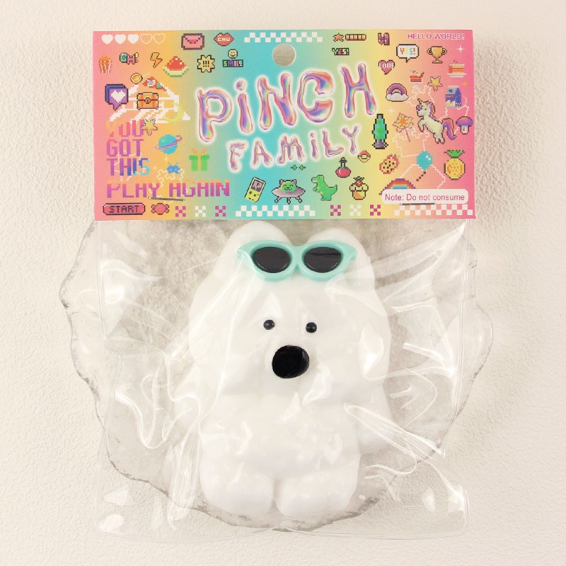 Pequeño Libro Rojo Venta caliente TPR caucho suave sólido hámster pellizco música descompresión juguete lindo mascota bola grande de dibujos animados pequeño ratón