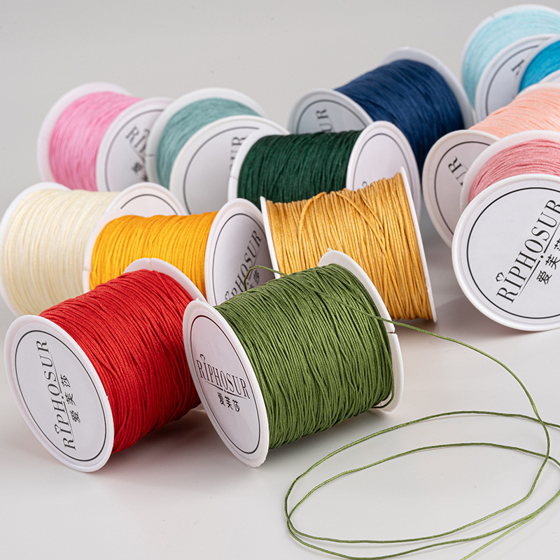 Aifusa No. 72 Jade Thread Upgraded Encrypted Braided Bracelet Bracelet Special Rope Gold Shop Same Style Hand-Woven DIY Material