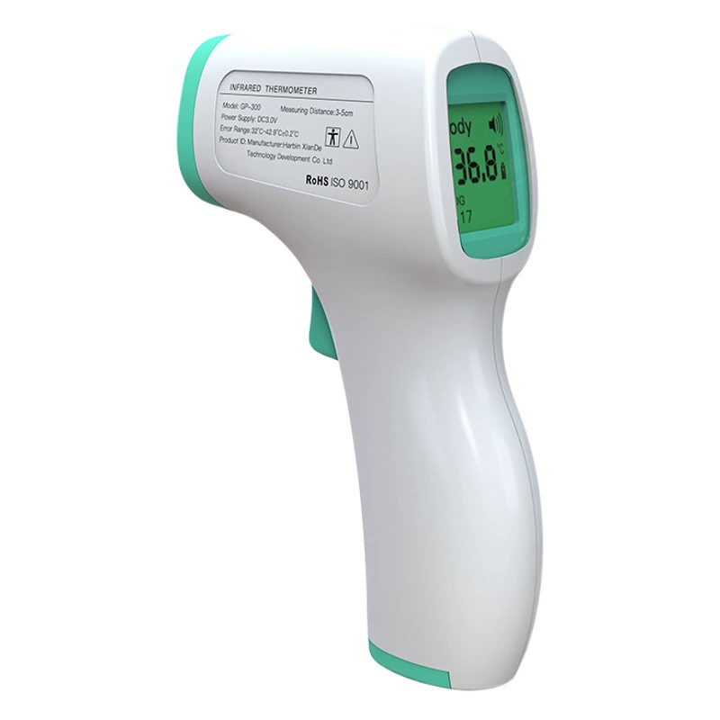 Инфракрасный бесконтактный медицинский термометр GP300 для измерения температуры на лбу, для домашнего использования, английско-японский язык