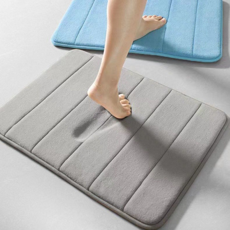 absorción de agua alfombra de memoria algodón antideslizante alfombra alfombra de puerta baño vestíbulo cocina niños cojín de rastreo cojín fabricantes