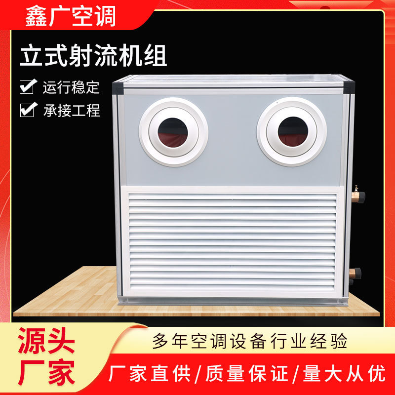 Customized Vertical Fresh Air System Air Conditioning Unit Water-Cooled Water Heating Air Conditioning Unit Large Air Volume Vertical Jet Unit
