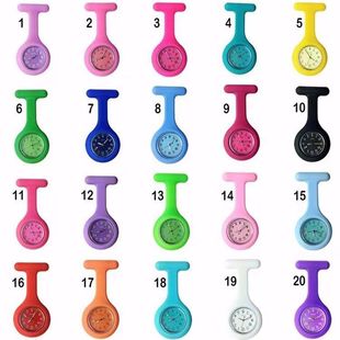 Silicone nurse uniform, pocket watch, electronic pin, wholesale