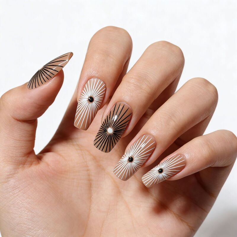 2026 Halloween New Style Fake Nails Abs Medium-Length Rectangular Nails 24 Pieces Coffin Nails Dongguan Gudi Nail Factory 2026 Halloween New Style Fake Nails Abs Medium-Length Rectangular Nails 24 Pieces Coffin Nails Dongguan Gudi Nail Factory