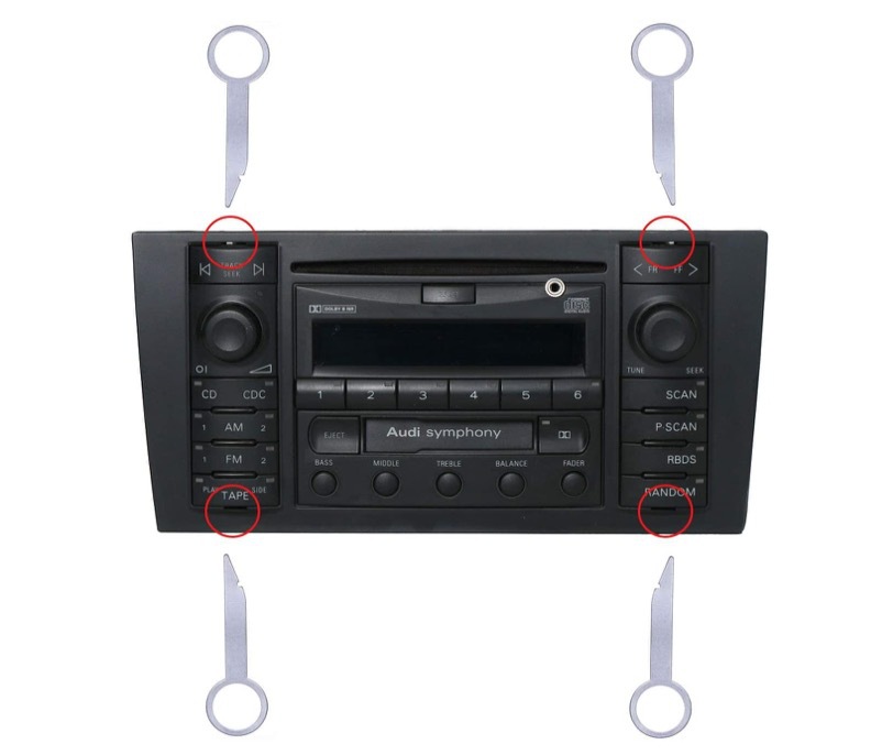 Suitable for Volkswagen Rcd510Rcd310Rcd300 Golf 6 Sagitar Kodak Octavia Aux Audio Cable