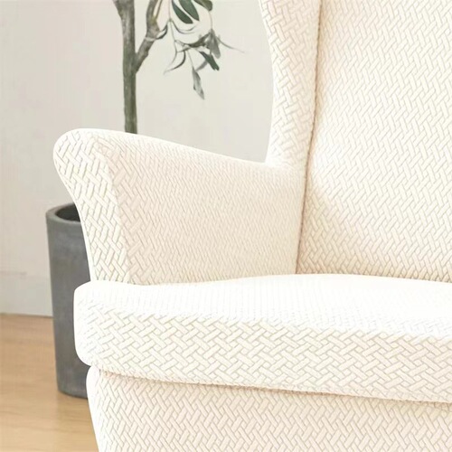 Elastic T-shaped jacquard tiger chair cover single sofa cover anti-slip anti-dust tiger sofa cover wing chair cover