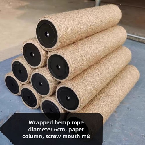 Sisal Cat Scratching Post DIY, Vertical Cat Climbing Frame with Wear-Resistant Jute Replacement Posts for Home Use